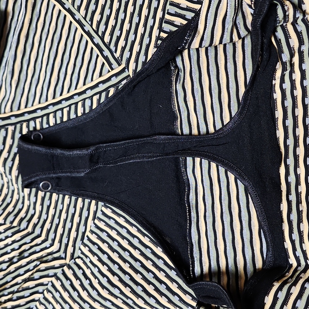 Cosabella Black and White Striped Bodysuit - Picture 14 of 14